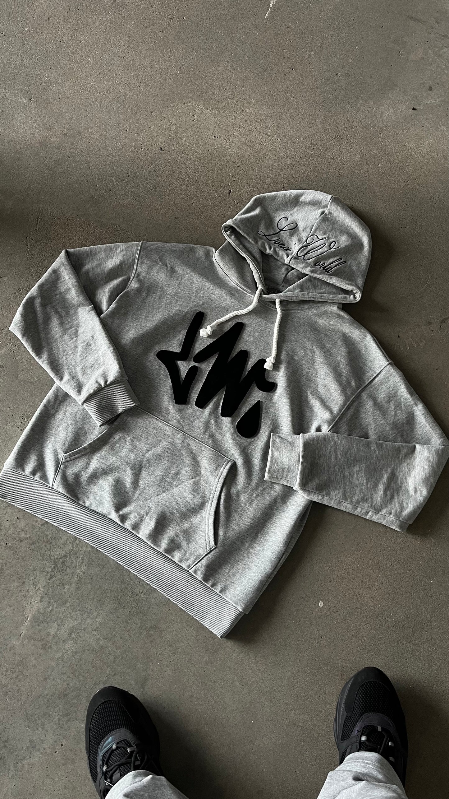 LW grey hoodie